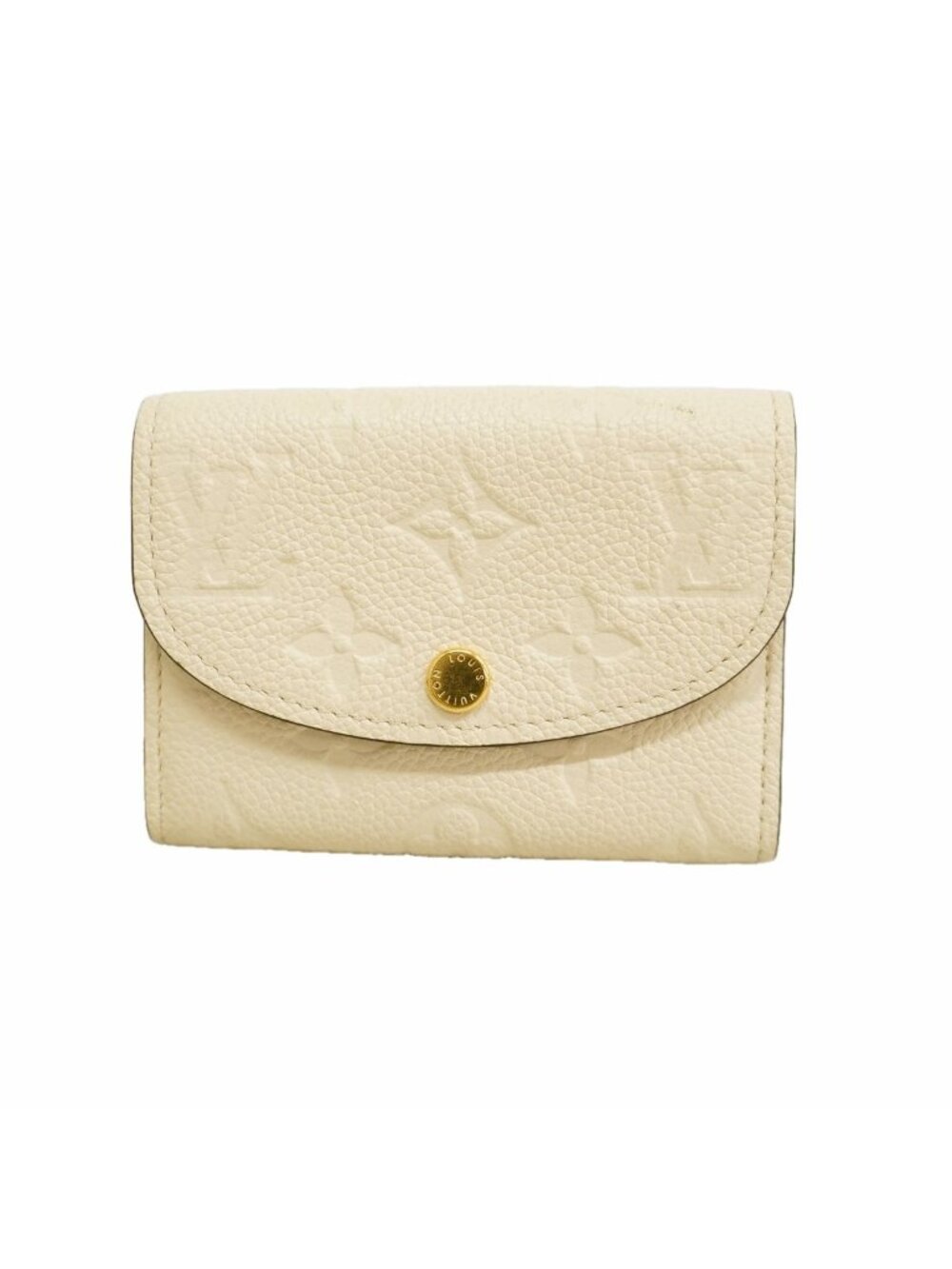 Louis Vuitton Coin Purse Monogram Empreinte Porte Monnaie Rosalie Cream